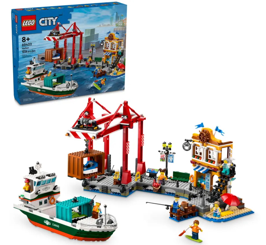 LEGO® City Seaside Harbor with Cargo Ship - 60422