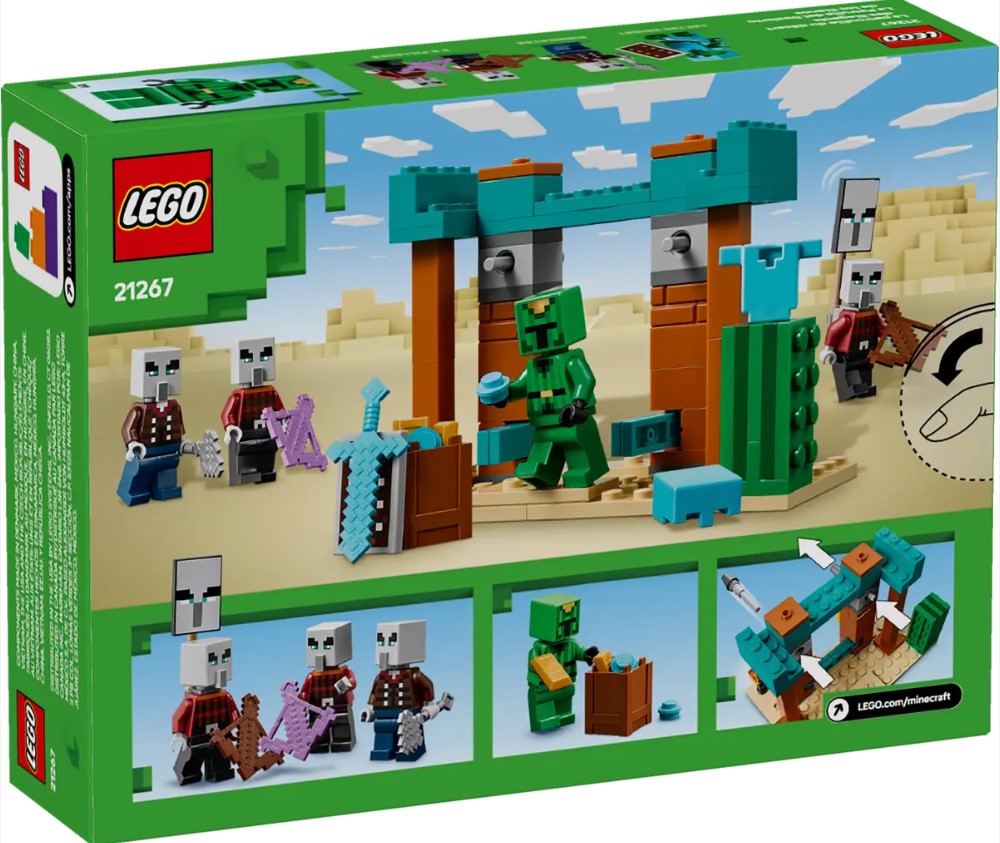 LEGO® Minecraft® The Illager Desert Patrol – 21267