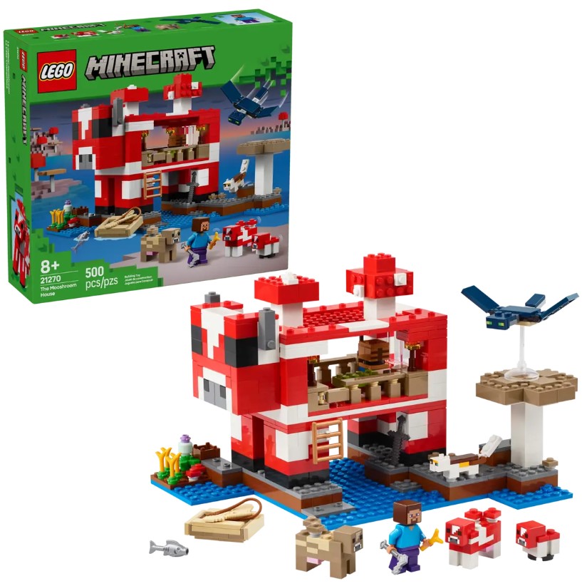 LEGO® Minecraft® The Mooshroom House – 21270