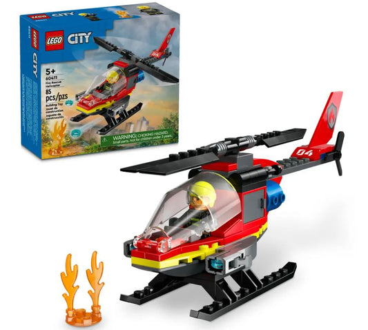 LEGO® City Fire Rescue Helicopter – 60411