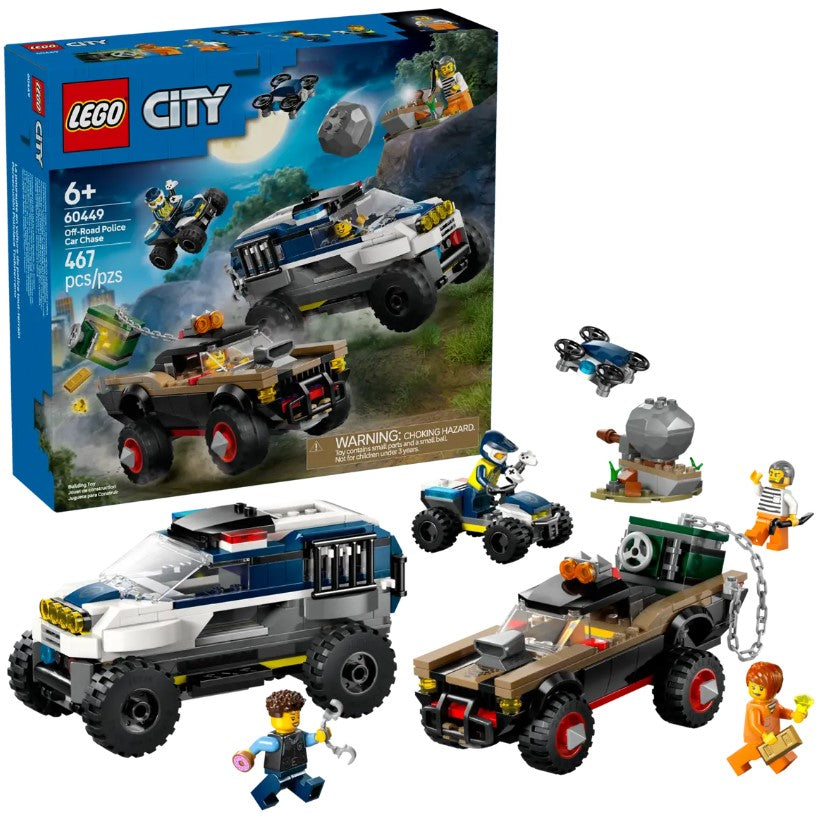 LEGO® City Off-Road Police Car Chase – 60449