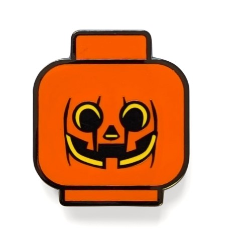LEGO® Minifigures™ Enamel Pumpkin Head Snap Button – 53317
