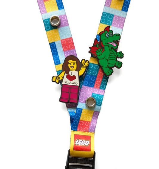 LEGO® Minifigures™ System Starter Lanyard Set Multi-Color – Girl and Ollie – 53296