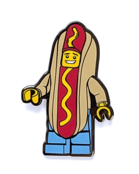 LEGO® Minifigures™ Enamel Hot Dog Man Snap Button - 53141