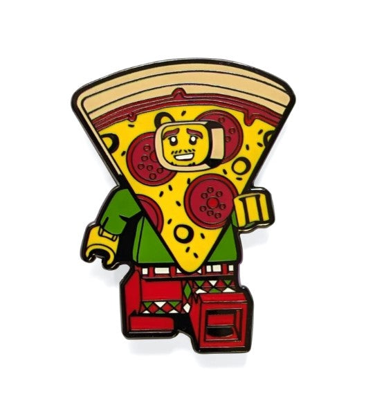 LEGO® Minifigures™ Enamel Pizza Guy Snap Button - 53189
