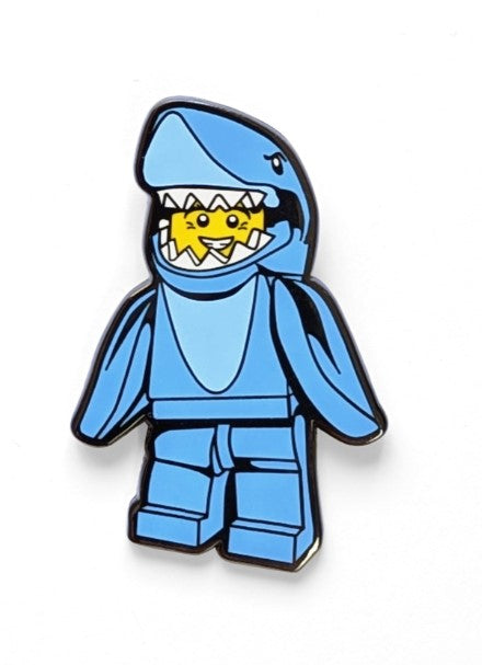 LEGO® Minifigures™ Enamel Shark Suit Guy Snap Button - 53151