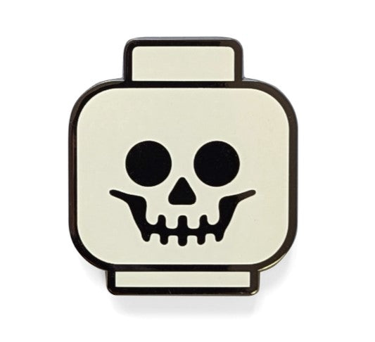 LEGO® Minifigures™ Enamel Skeleton Head Snap Button – 53318