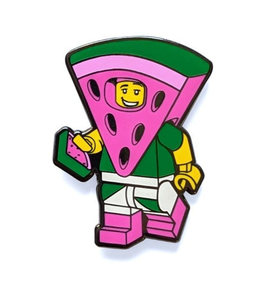 LEGO® Minifigures™ Enamel Watermelon Guy Snap Button - 53136